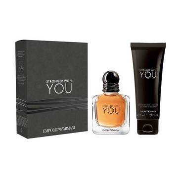 Armani Stronger With You EDT мъжки подаръчен комплект