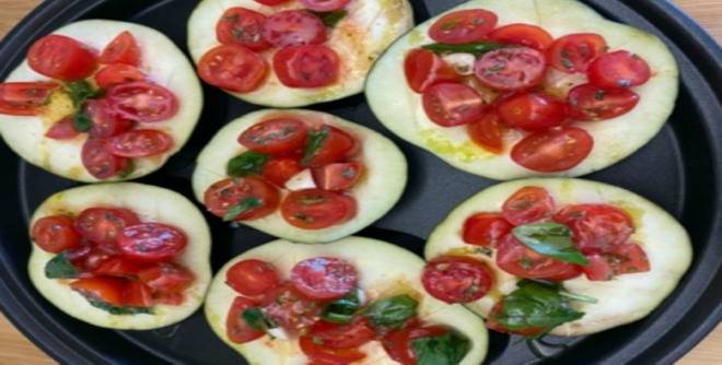 Патладжан с чери домати на фурна