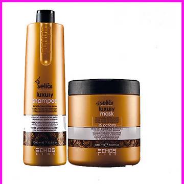 ECHOSLINE SELIAR LUXURY ЛУКСОЗЕН ШАМПОАН ЗА СУХА И ДЕХИДРАТИРАНА КОСА 1000МЛ+ МОМЕНТАЛНО ДЕЙСТВАЩА МАСКА ЗА СУХА И УВРЕДЕНА…