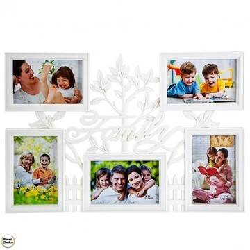 Рамка – колаж за 5 снимки „Family“ 48 x 32 см. Модел F-73-9190