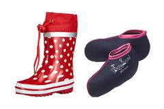 Детски гумени ботуши с безплатни терлички