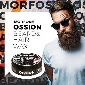 MORFOSE OSSION BARBER HAIR STYLING WAX Бръснарска вакса за коса и брада с матов ефект 150ML