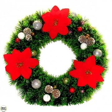 Коледен венец ръчна изработка 30 см. Модел – DM-7004