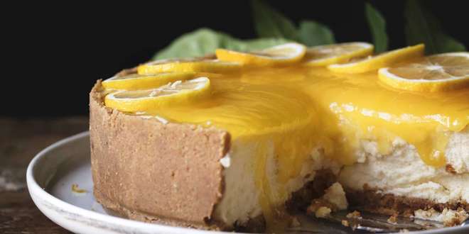 рецепта за Чийзкейк с лимонов крем