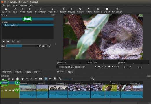 Shotcut видео редактор, конвертор