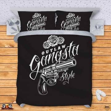 Комплект спално бельо – Извън закона – Гангстерски стил. Модел – 002-499