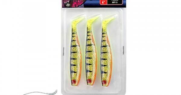 Силиконови примамки Foxrage Pro Shad 10cm UV Perch x3