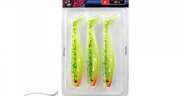 Силиконови примамки Foxrage Pro Shad UV Lemon Tiger х3