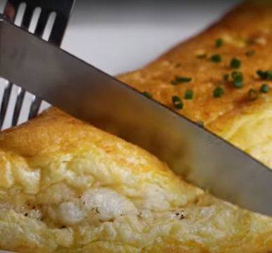 Пухкав омлет, рецепта за омлет