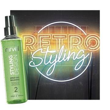 NIRVEL STYLING DESIGN SPRAY GEL SPRAY Течен фиксатор за коса със средна степен на фиксация 200мл