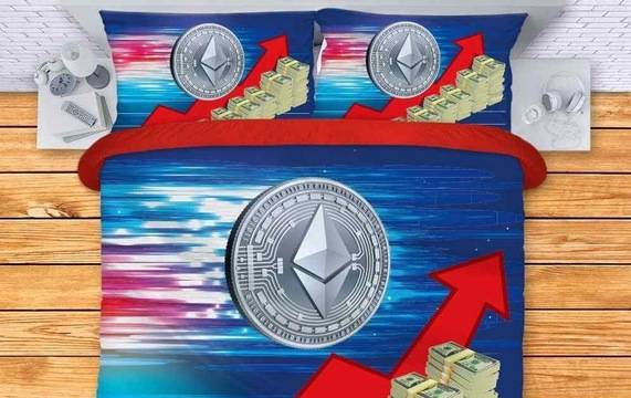Комплект спално бельо – Криптовалута Ehterium. Модел – 002-596