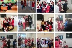 Баба Марта, Пижо и Пенда вързаха мартеници и нагостиха с вкусни меденки в ОУ „Никола Парапунов“