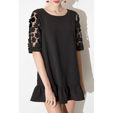 ТУНИКА С ДАНТЕЛЕНИ РЪКАВИ