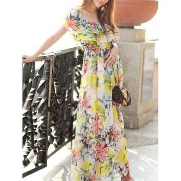 ДЪЛГА ШИФОНЕНА РОКЛЯ