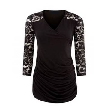 ТУНИКА С ДАНТЕЛЕНИ РЪКАВИ