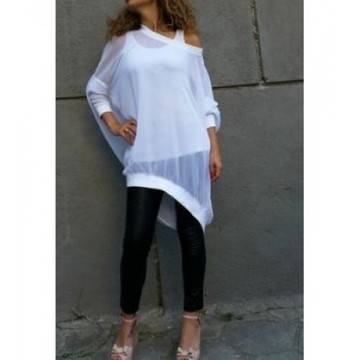 ТУНИКА ТЮЛ С ПОТНИК