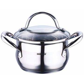 Тенджера BG-6507 от неръждаема стомана с тройно дъно