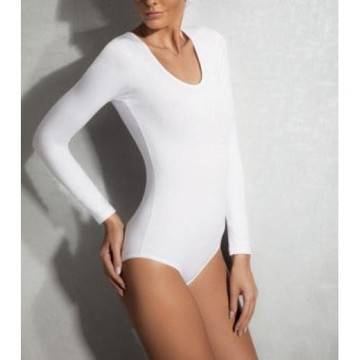 ПАМУЧНО БОДИ С ИЗРЯЗАНО ДЕКОЛТЕ