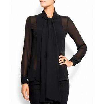 БЛУЗА С ШАЛ ЯКА