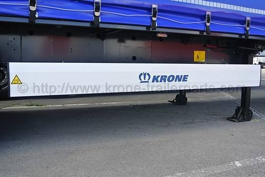Krone започна да монтира нов заден предпазител на своите ремаркета, за да увеличи пасивната безопасност в движението.
