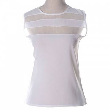 БЛУЗА С ТЮЛЕНИ ЕЛЕМЕНТИ