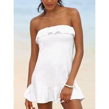 БЯЛА ПЛАЖНА РОКЛЯ