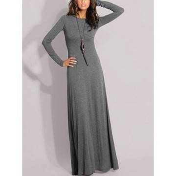 ДЪЛГА СИВА РОКЛЯ