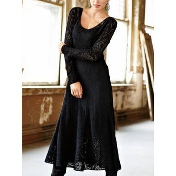 ДАНТЕЛЕНА ДЪЛГА РОКЛЯ