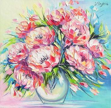 Картина с цветя – „Цветно настроение“