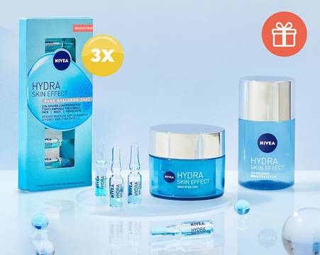 Спечелете комплекти с продукти NIVEA HYDRA SKIN EFFECT