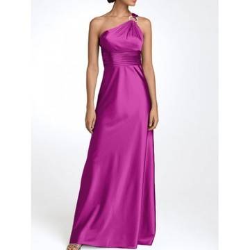 ДЪЛГА САТЕНЕНА РОКЛЯ