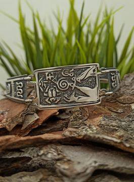 Дамска сребърна гривна “ЕГИПЕТ” 645B