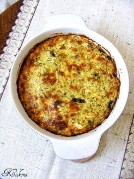 Запеканка с тиквички и кашкавал