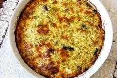 Запеканка с тиквички и кашкавал