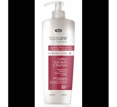 Lisap Top Care Repair Chroma Care Revitalising Shampoo Ревитализиращ шампоан за боядисани и третирани коси 1000мл