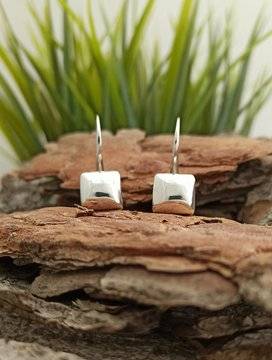 Дамски сребърни обеци 576E