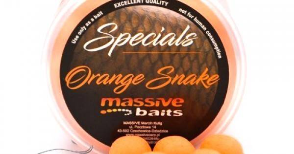 Pop Up топчета Massive Baits Orange Snake