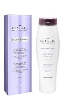 BRELIL SHAMPOO SUBLIMECHES SILVER BLONDE Матиращ шампоан за руси и бели коси 250мл