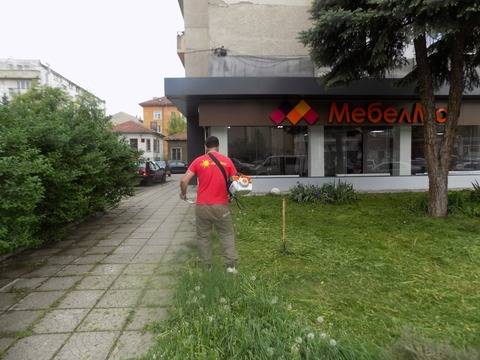 Косене на тревни площи