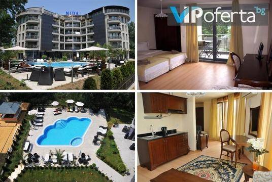 Промо оферта за юни в Слънчев бряг – Апартаментен комплекс „МИДА“