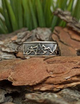 Мъжки сребърен пръстен 511T