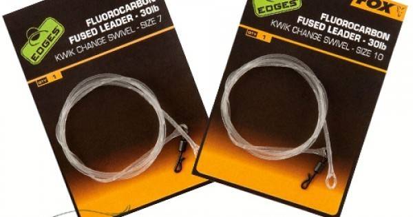 Готов монтаж Fox Fluorocarbon Fused Leader