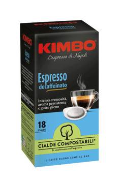 Кафе на филтър дози Kimbo Espresso без кофеин 18 бр.