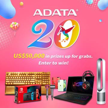 Спечелете iPhone 12, златна клавиатура, лаптопи, слушалки и още страхотни награди от ADATA
