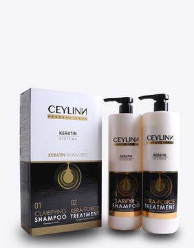 Ceylinn Keratin Straightening Treatment Kit Hair Care Кератинова терапия за изправяне на коса (1000мл +1000мл)