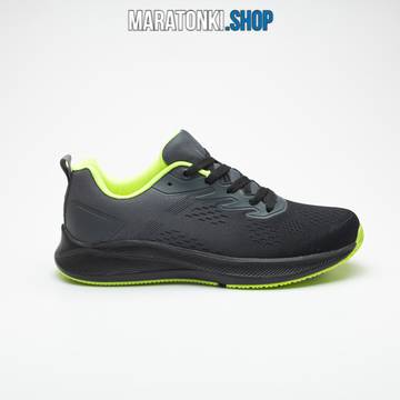 Черни мъжки маратонки със зелено