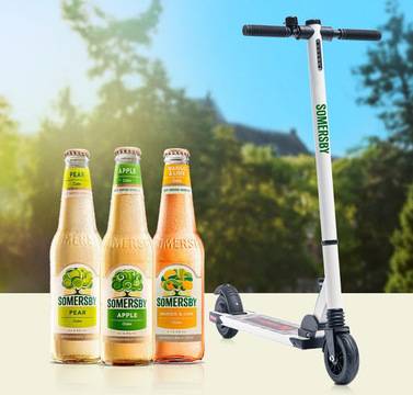 Спечелете 25 електрически скутера от Somersby и Lidl