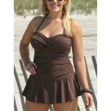 Бански от две части с долнище прашка