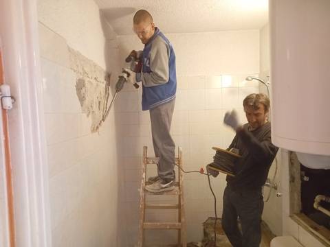 Ремонт на баня – Подготвителни и демонтажни работи