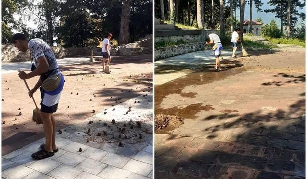 Браво! Доброволци почистиха край крепостта Хисарлъка в Кюстендил